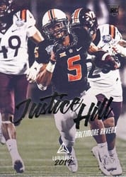 2019 Panini Luminance Base Set Justice Hill #157 card