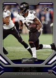 2019 Panini Playbook Base Set Justice Hill #127 card