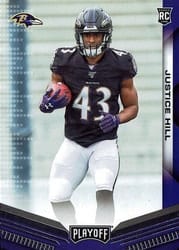 2019 Panini Playoff Base Set Justice Hill #230 card