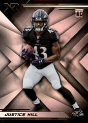 2019 Panini XR Base Set Justice Hill #129 card