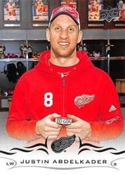 2018-19 Upper Deck Base Set Justin Abdelkader #66 card