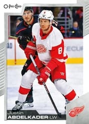 2020-21 O-Pee-Chee Base Set Justin Abdelkader #347 card