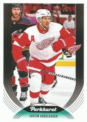 2020-21 Parkhurst Base Set Justin Abdelkader #119 card