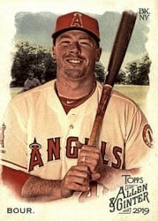 2019 Topps Allen & Ginter Base Set Justin Bour #216 card