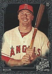 2019 Topps Allen & Ginter X Base Set Justin Bour #216 card