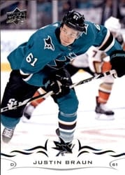 2018-19 Upper Deck Base Set Justin Braun #403 card