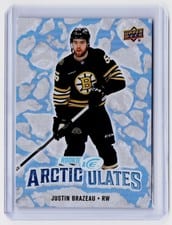 2024-25 Upper Deck Ice Arcticulates Justin Brazeau #AT-36 card