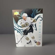 2024-25 Upper Deck Ice Exquisite Collection Rookies Justin Brazeau #R-34 card