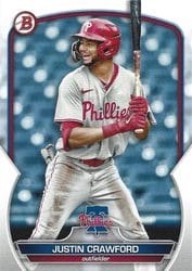 2023 Bowman Draft Base Set Justin Crawford #BD-71 card