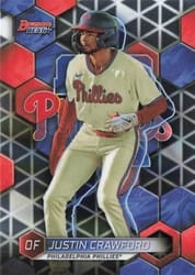 2023 Bowman's Best Top Prospects Justin Crawford #TP-25 card
