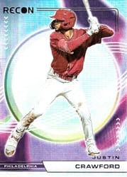2023 Panini Chronicles Recon Justin Crawford #4 card