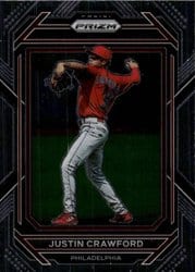 2023 Panini Prizm Base Set Justin Crawford #42 card