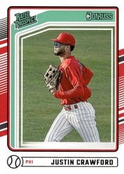 2024 Donruss Base Set Justin Crawford #164 card