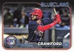 2024 Topps Pro Debut Base Set Justin Crawford #PD-124 card