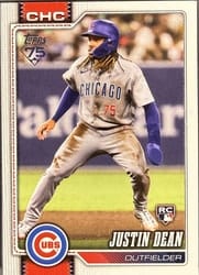 2026 Topps Base Set Justin Dean #456 card