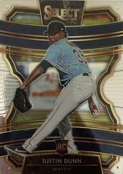2020 Panini Select Base Set Justin Dunn #24 card