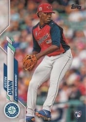 2020 Topps Base Set Justin Dunn #661b card