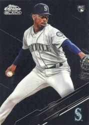 2020 Topps Chrome Black Base Set Justin Dunn #65 card