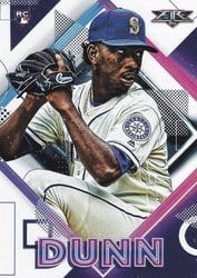 2020 Topps Fire Base Set Justin Dunn #152 card