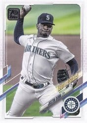 2021 Topps Base Set Justin Dunn #215 card