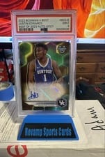2023-24 Bowman University Best Best of 2023 Refractor Autographs Justin Edwards #B23-JE card