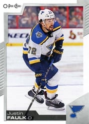 2020-21 O-Pee-Chee Base Set Justin Faulk #219 card