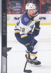 2020-21 Upper Deck Base Set Justin Faulk #405 card