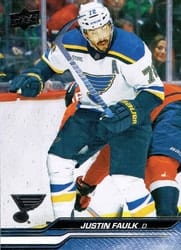 2023-24 Upper Deck Base Set Justin Faulk #409 card