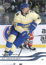 2025-26 Upper Deck Base Set Justin Faulk #149 card