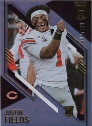 2021 Donruss Elite Base Set Justin Fields #177 card