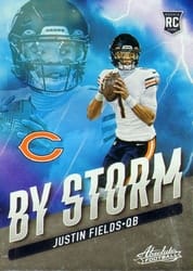 2021 Panini Absolute By Storm Justin Fields #8 card