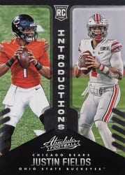 2021 Panini Absolute Introductions Justin Fields #8 card