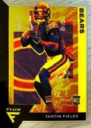 2021 Panini Chronicles Flux Rookies Justin Fields #FX-3 card