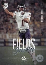 2021 Panini Chronicles Luminance Update Rookies Justin Fields #203 card