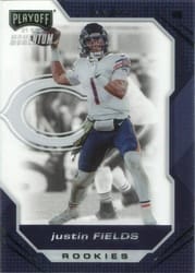 2021 Panini Chronicles Playoff Momentum Rookies Justin Fields #PMR-8 card