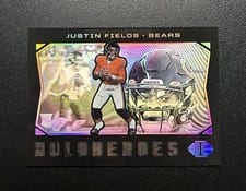 2021 Panini Illusions HoloHeroes Justin Fields #HHJF-5 card