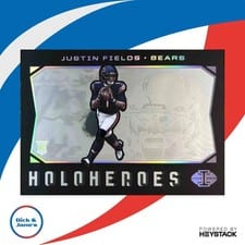 2021 Panini Illusions HoloHeroes Justin Fields #HHJF-7 card