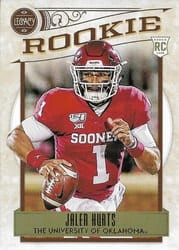 2021 Panini Legacy Base Set Justin Fields #142 card