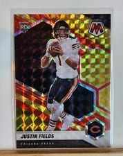 2021 Panini Mosaic Justin Fields #304 card