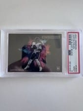 2021 Panini Obsidian Color Blast Black Justin Fields #CB-24 card