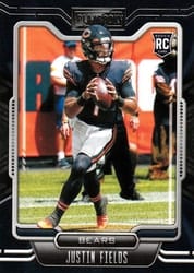 2021 Panini Playbook Base Set Justin Fields #108 card
