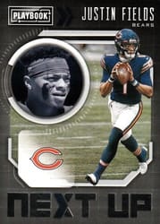 2021 Panini Playbook Next Up Justin Fields #NXT-JFI card