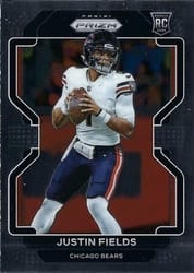 2021 Panini Prizm Base Set Justin Fields #334 card