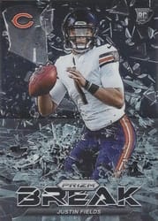 2021 Panini Prizm Prizm Break Justin Fields #8 card