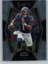 2021 Panini Select Justin Fields #150 card