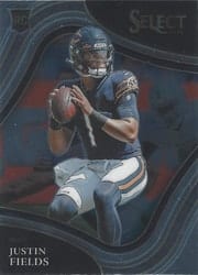 2021 Panini Select Base Set Justin Fields #350 card