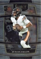 2021 Panini Select Base Set Justin Fields #50 card