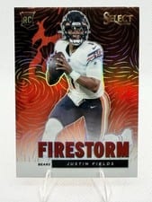 2021 Panini Select Firestorm Justin Fields #FS-22 card