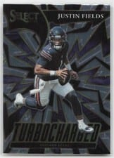 2021 Panini Select Turbocharged Justin Fields #TUR-4 card