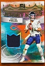 2022 Donruss Jersey Kings Justin Fields #JK-9 card